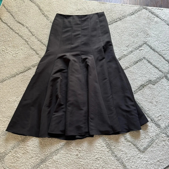 Ann Taylor long black mermaid full skirt tulle maxi formal skirt 16 new - Picture 5 of 6